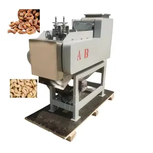 Automatic 50-200Kg/h cashew nut shelling sheller peel removing machine cashew processing machines cashew nuts peeling machine