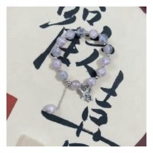 Braccialetti di perle di pietra a cuore minimalista stile coreano elegante moda di tendenza per le donne vendita calda all'ingrosso - Product Image 1