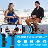 Mini microphone sans fil de haute qualité enregistrement Audio vidéo Portable pour Android diffusion en direct téléphone de jeu micro type-c