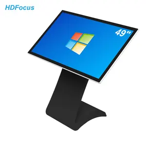 Hot Sale 49 Inch Indoor Floor Standing 4k LCD Windows OS Touch Screen Players Digital Signage Display Advertising Kiosk