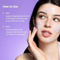 Gel blanchissant Capsule crème hydratante en profondeur éclaircissant améliorer les taches brunes barrière réparation crème pour