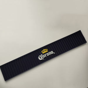 Custom Printed Silicone PVC Bar Runner Rubber Pub Mat Beer Spill Pad Rail Mat Drip Tray Non Slip Service Mat Placemat Pad - Product Image 1