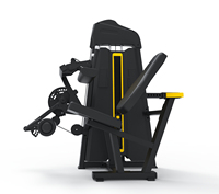 Machine de musculation professionnelle OEM en acier à double fonction (extension et flexion des jambes) EM EM1082 certifiée CE avec pile de poids de 80 kg pour