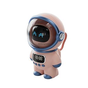 Haut-parleur <span class=keywords><strong>Bluetooth</strong></span> intelligent Astronaut, réveil numérique créatif, <span class=keywords><strong>radio</strong></span> FM, veilleuse électronique, horloge de table - Product Image 2