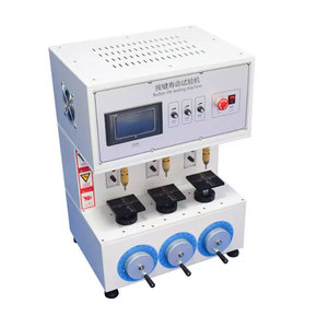 Máquina de Prueba de Vida Útil de Botones Controlada por Programador de Tres Estaciones - Product Image 3