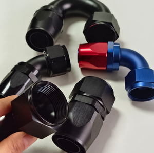 Haofa nhà sản xuất anodized đen Dash 4 6 8 10 12 đầy đủ dòng chảy phụ kiện xoay nhôm một ống kết thúc với logo tùy chỉnh - Product Image 2