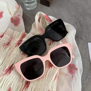 Vintage Green Pink <b>Large</b> <b>Frame</b> PC Sunglasses UV400 Protection Luxury Unisex Oversized Square Fashion Personality Custom Logo - Product Image 5