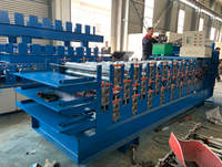 Machine de fabrication de tôle ondulée trapézoïdale à trois couches, prix bas