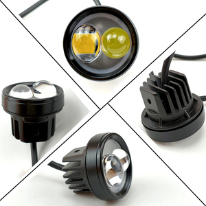 Vuông Vòng 30 wát LED làm việc ống kính ánh sáng mắt thiên thần DRL Đèn sương mù cho 4x4 off-road xe tải ATV Xe máy cho Harley Wrangler - Product Image 6