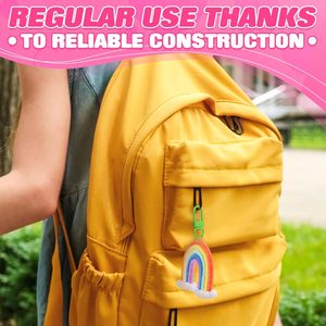 Metal Pcs Colorful Lobster Claw Clasps For Keychains Swivel Keychain Clasp Colorful Design X In With In <b>Ring</b> Keychain <b>Clips</b> For - Product Image 5