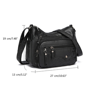 2024 nuevos bolsos de cuero suave para mujer, monederos y bolsos de mano de alta calidad, bolso de hombro cruzado de diseñador famoso para mujer, bolso principal - Product Image 3