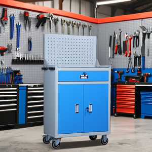 Altertool Mobile Workshop Gabinete de almacenamiento de <span class=keywords><strong>herramientas</strong></span> <span class=keywords><strong>Panel</strong></span> de madera de acero con ruedas y cajones OEM Carro de <span class=keywords><strong>herramientas</strong></span> móvil personalizable - Product Image 3
