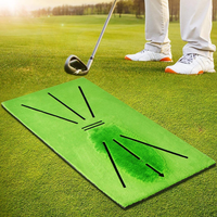 Tapis de balançoire de golf 12 "X 24" Aides à l'entraînement Détection au bâton et frappe correcte Mini tapis de pratique de golf