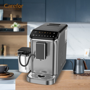 Máy Pha Cà Phê Bán Tự Động 2 Trong 1 Máy Pha Cà Phê Cappuccino Espresso Bằng Thép Không Gỉ Có Máy Tạo Bọt Sữa - Product Image 3