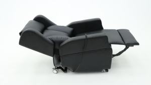 كرسي استرخاء كهربائي حديث من جيك سوفا زوي، مصنوع من الجلد الصناعي مع عجلات، مناسب للفنادق العصرية - Product Image 3