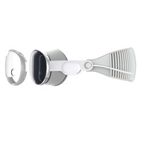 Casing Apple Vision Pro, untuk Apple Vision Pro Headset Vision Pro TPU + PC