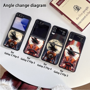 Drop Shipping Change Patterns <span class=keywords><strong>Dragon</strong></span> <span class=keywords><strong>Ball</strong></span> Wukong Cover Cases Emballage pour Samsung pour Galaxy <span class=keywords><strong>Z</strong></span> Flip 3/4/5/6 - Product Image 2