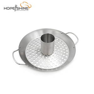 Cesta para Asar de Lujo, Cesta para Parrilla de Acero Inoxidable, Accesorio de Cocina Duradero para Barbacoa, para Parrillas de Carbón y Gas - Product Image 1