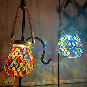 Kits de carreaux de mosaïque en verre avec bougeoir lumineux pour adultes paquet de matériaux d'artisanat veilleuse cadeaux faits à la main - Product Image 6