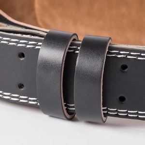 Ceinture de musculation personnalisée avec logo, ceinture de musculation pour l'exercice, soutien du dos, ceinture de musculation en cuir pour la musculation - Product Image 6