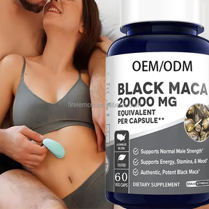 Suplemento Herbal Sin Gluten, Cápsulas de Extracto de Maca Negra Orgánica para la Vitalidad Masculina, Mejora de la Resistencia - Product Image 3