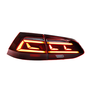 Feux arrière LED à défilement KGKB pour VW <span class=keywords><strong>Golf</strong></span> <span class=keywords><strong>7</strong></span> SportWagen 2013-2017 – Kit de mise à niveau Plug and Play avec clignotants dynamiques et accessoires - Product Image 1