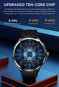 Nuovo Smartwatch Android 4G con Schermo Rotondo, Memoria 3+32GB, Fotocamera, WiFi, GPS, NFC, AMOLED, Videochiamate, con Slot per Scheda SIM, Modello H99 - Product Image 6