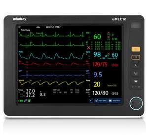 Monitor de Paciente Mindray uMEC10, Pantalla LED de 10.4 Pulgadas, 8 Horas de Batería, ECG, NIBP, SpO2, Resp, Temp, Anti-interferencia, para Hospitales, Clínicas y Salas de Hospitalización - Product Image 6