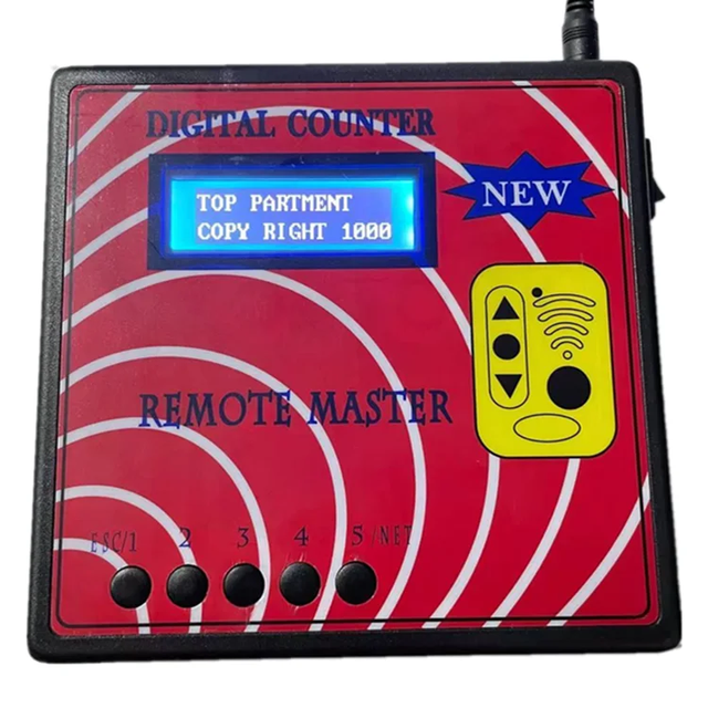 QBYteco Digital Counter Frequency Tester,Fixed/Rolling Auto Remotes Copier/Master,Regenerate RF Remote Controller,Key Programmer