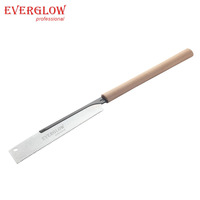 Scie à main japonaise, scie à tirer, 9,5 pouces, Ryoba, double tranchant, coupe rasante, pour outils de travail du bois