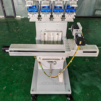 Servo Pad máquina de impresión fabricante 4 taza de tinta Robot dispositivo independiente Digital China Pad impresora para ropa de fútbol