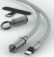 Kabel pengisi daya Cepat USB C Apple, aksesori kabel pengisi daya Cepat USB C untuk iPhone 14 13 12 11 Pro Max 8 Plus X Lanyard Tipe C