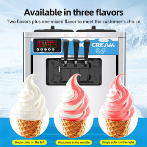 Gongly usine deux saveurs Machine à gelato italienne commerciale petite machine à crème glacée avec pré-refroidissement - Product Image 4