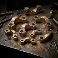 Colliers de serrage à bride fendue forgés non finis en acier inoxydable robustes pour usage industriel ; Disponibles en plusieurs spécifications