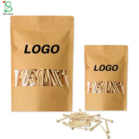 Accessoires de golf au prix d'usine, sac en papier kraft biodégradable personnalisé, tees de golf en bambou