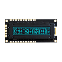 وحدة شاشة OLED من نوع CHUANG LI XIN مقاس 2.26 بوصة بـ 16*02 حرف |   سائق شاشة SSD1311 بـ 16 سن |   واجهة 8 بت متوازية/SPI/IIC |   عالي السرعة
