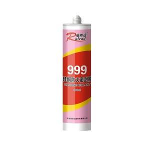 ทนไฟ Sealant <span class=keywords><strong>R999</strong></span> RTV ส่วนประกอบเดียวซิลิโคนเป็นกลางกาวป้องกันไฟสำหรับ Bulindings ทนไฟ - Product Image 1