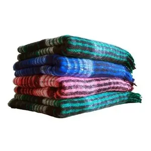 Manta Colap TILMA de 200 cm x 140 cm, Cubrecama de Lana y Microfibra Tejida, Diseño Tradicional Ecológico - Product Image 6