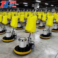 Nettoyeur de sols à châssis unique de 17 pouces, polisseuse de sols en béton, machine de nettoyage de tapis commerciale pour hôtels