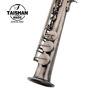 Sassofono Soprano Taishan TSSS-650Q in Ottone Anticato Stile Vintage, Finitura Laccata di Livello Professionale, Tonalità Bb per Performance - Product Image 4
