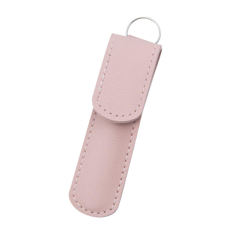 Pink leather case