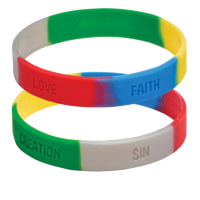 HAPPY CADEAU Logo personnalisé et Bracelets en silicone de couleur Cadeau promotionnel Bracelet en caoutchouc vierge pour événement