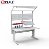 Mesa de Trabajo Antiestática de Madera Maciza con Superficie de Goma Electrónica para Taller