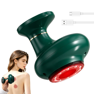 0728 Bulk Order 10-level Suction Scraping <b>Massager</b> Usb Chargeable Gua Sha <b>Tool</b> 5w Hot Compress with Cupping - Product Image 1
