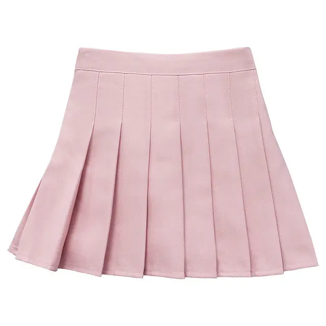 Girls Pleated Skirts 2022 New Arrival Pink White Teenage Kids Skirt High Waist Girls Tutus Children Casual Skirts For 3-8Y