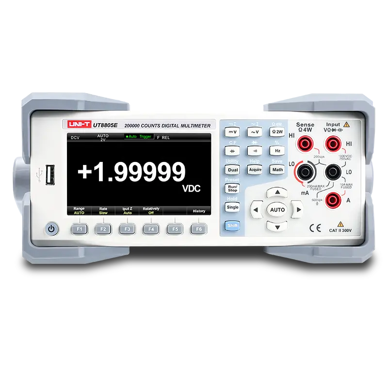 UNI-T multimetre UT8805E tezgah üstü dijital multimetre 5 1/2 multimetre dijital 4.3 inç UT8805E/UT8804E/UT8803E/UT8802E