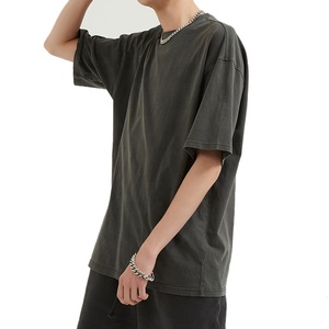 Cotton Printing 100% Cotton Hip Hop <b>Drop</b> Shoulder Oversize <b>Acid</b> Wash Vintage t Shirts - Product Image 5