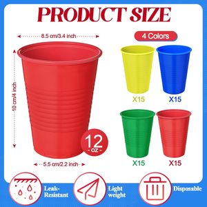 Custom Color Food Grade <b>Reusable</b> Colorful Takeaway Biodegradable Coffee Disposable Corn Starch <b>Cups</b> Tableware - Product Image 2