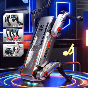 Produits d'IA intelligents 2025, programmation, cascade, action, télécommande interactive vocale, robot chien intelligent avec musique et lumière - Product Image 4