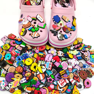 Hot Selling Cartoon Cute Random PVC Decoration and <strong>Shoe</strong> Pins and Removable DIY <strong>Shoe</strong> <strong>Accessories</strong> for Party <strong>Shoe</strong> Charm - Product Image 1